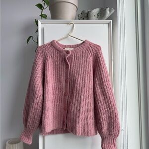 Sezane Pink Cardigan